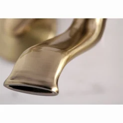 Kingston Brass 2-Hole Tub Wall Mount Clawfoot Tub Faucet with Hand Shower