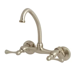 Kingston Brass 6-Inch Adjustable Center Wall Mount Laundry Faucet