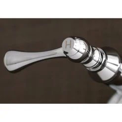 Kingston Brass 6-Inch Adjustable Center Wall Mount Laundry Faucet