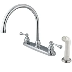 Kingston Brass 8-Inch Centerset 2-Handle Kitchen Faucet