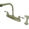 Kingston Brass 8-Inch Centerset Kitchen Faucet