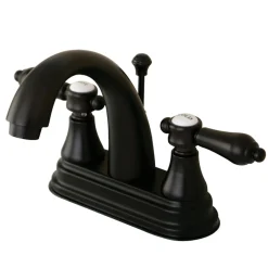 Kingston Brass 4-Inch Centerset Bathroom Faucet with Brass Pop-Up