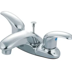 Kingston Brass 4-Inch Centerset Lever Handle Bathroom Faucet
