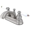 Kingston Brass 4-Inch Centerset Bathroom Faucet with Pop-Up Drain