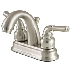 Kingston Brass 4-Inch Centerset Lever-Handle Bathroom Faucet