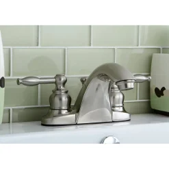 Kingston Brass 4-Inch Centerset Twin-Handle Bathroom Faucet
