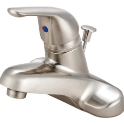 Kingston Brass 4-Inch Centerset Single Lever Handle Bathroom Faucet