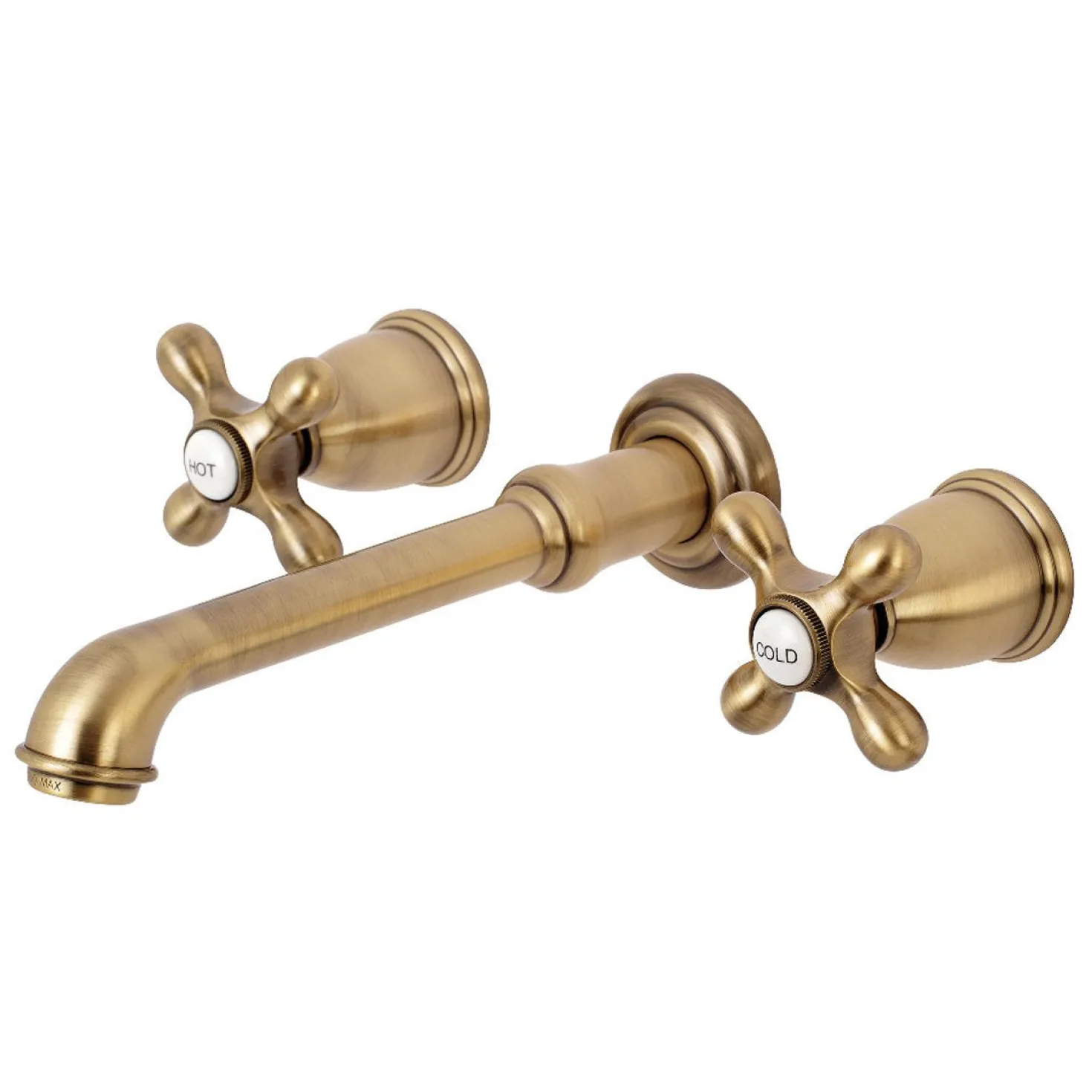 Kingston Brass 8-Inch Center Wall Mount Bathroom Faucet