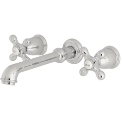 Kingston Brass 8-Inch Center Wall Mount Bathroom Faucet