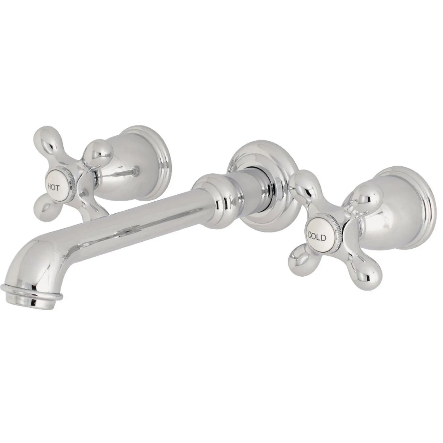 Kingston Brass 8-Inch Center Wall Mount Bathroom Faucet
