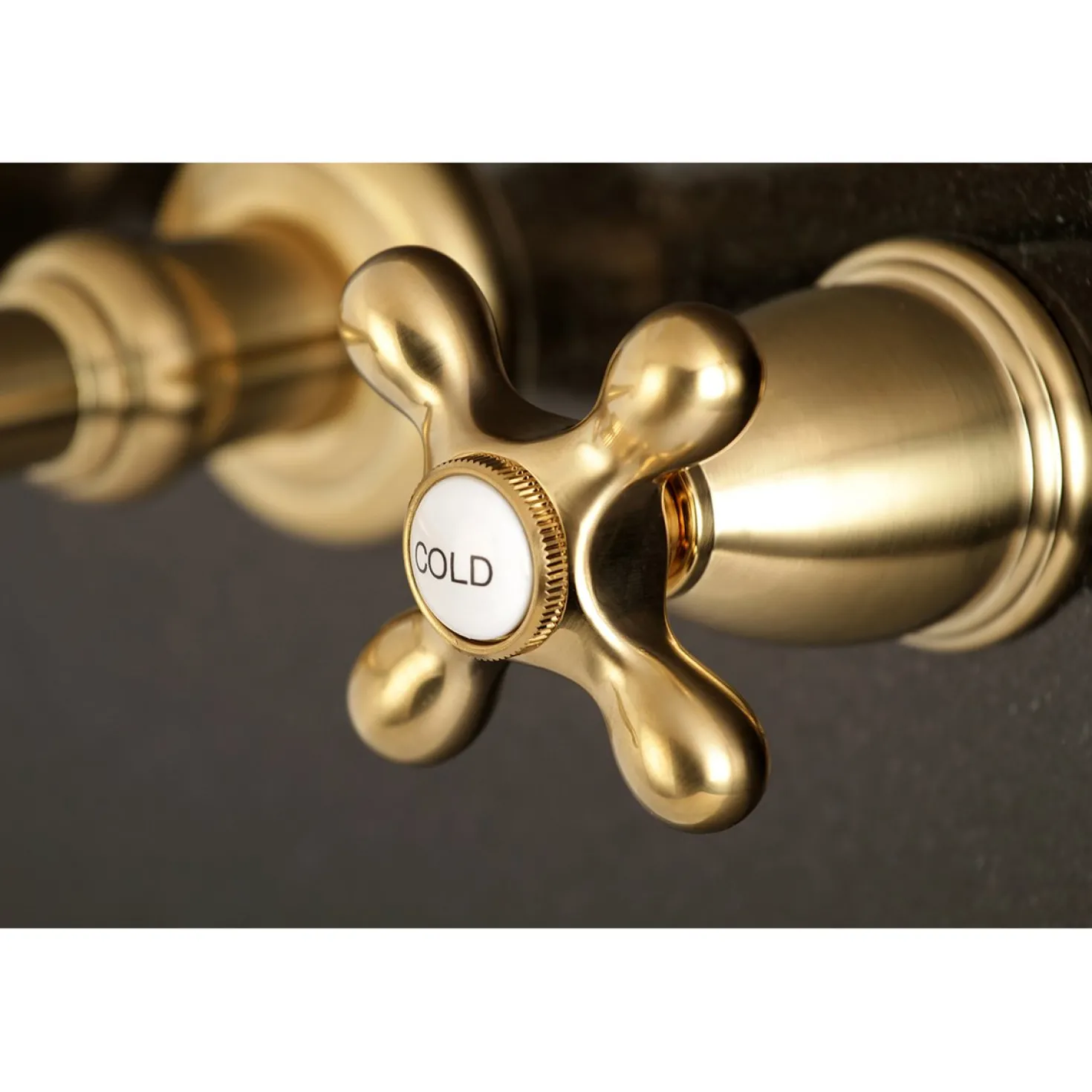Kingston Brass 8-Inch Center Wall Mount Bathroom Faucet