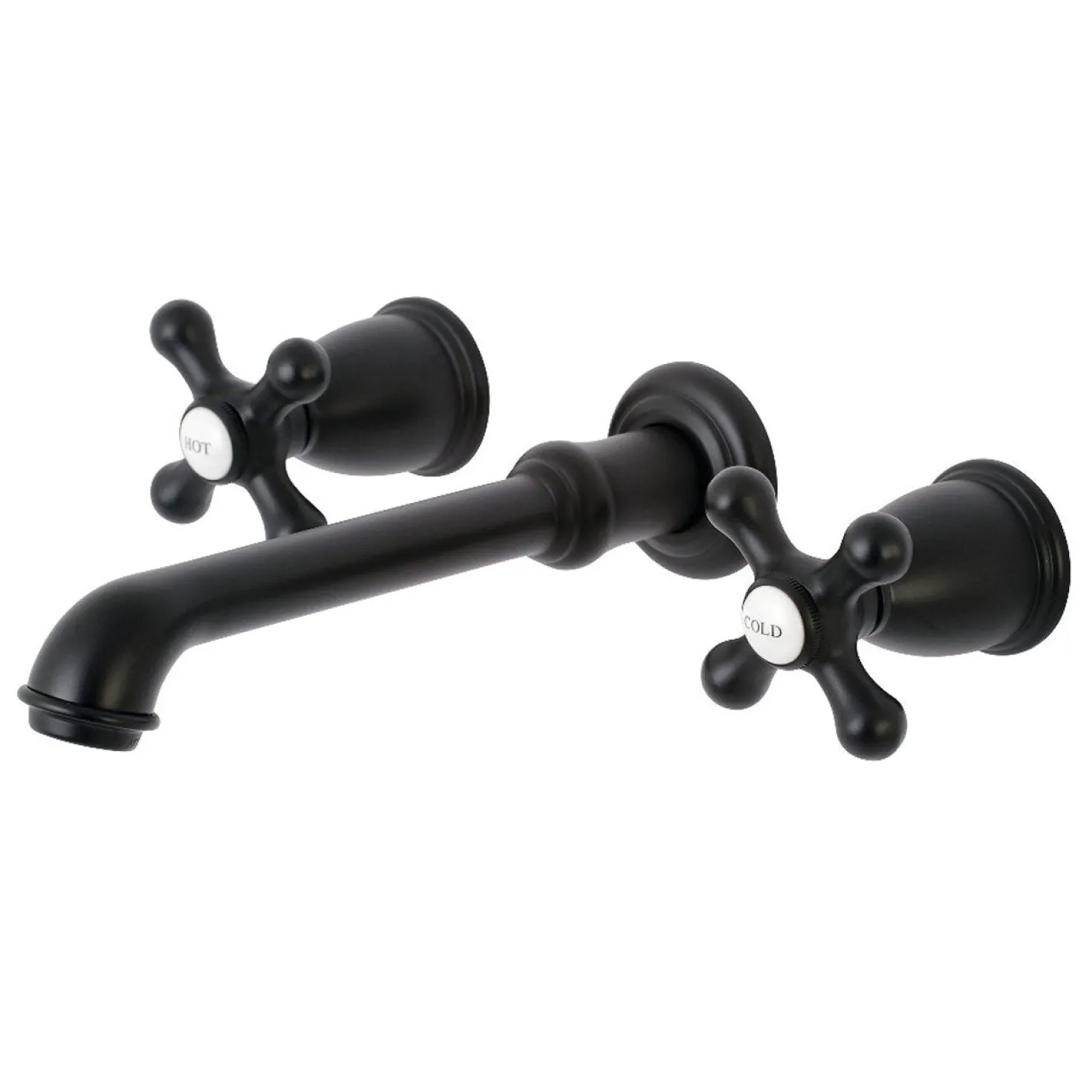 Kingston Brass 8-Inch Center Wall Mount Bathroom Faucet