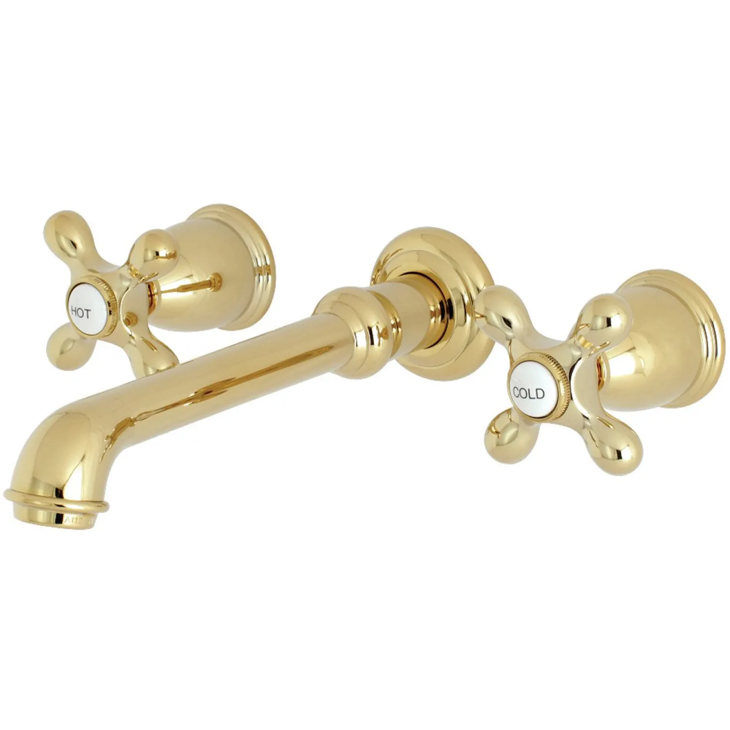 Kingston Brass 8-Inch Center Wall Mount Bathroom Faucet