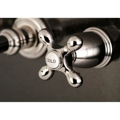 Kingston Brass 8-Inch Center Wall Mount Bathroom Faucet