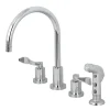 Kingston Brass 8-Inch to 16-Inch Widespread Kitchen Faucet