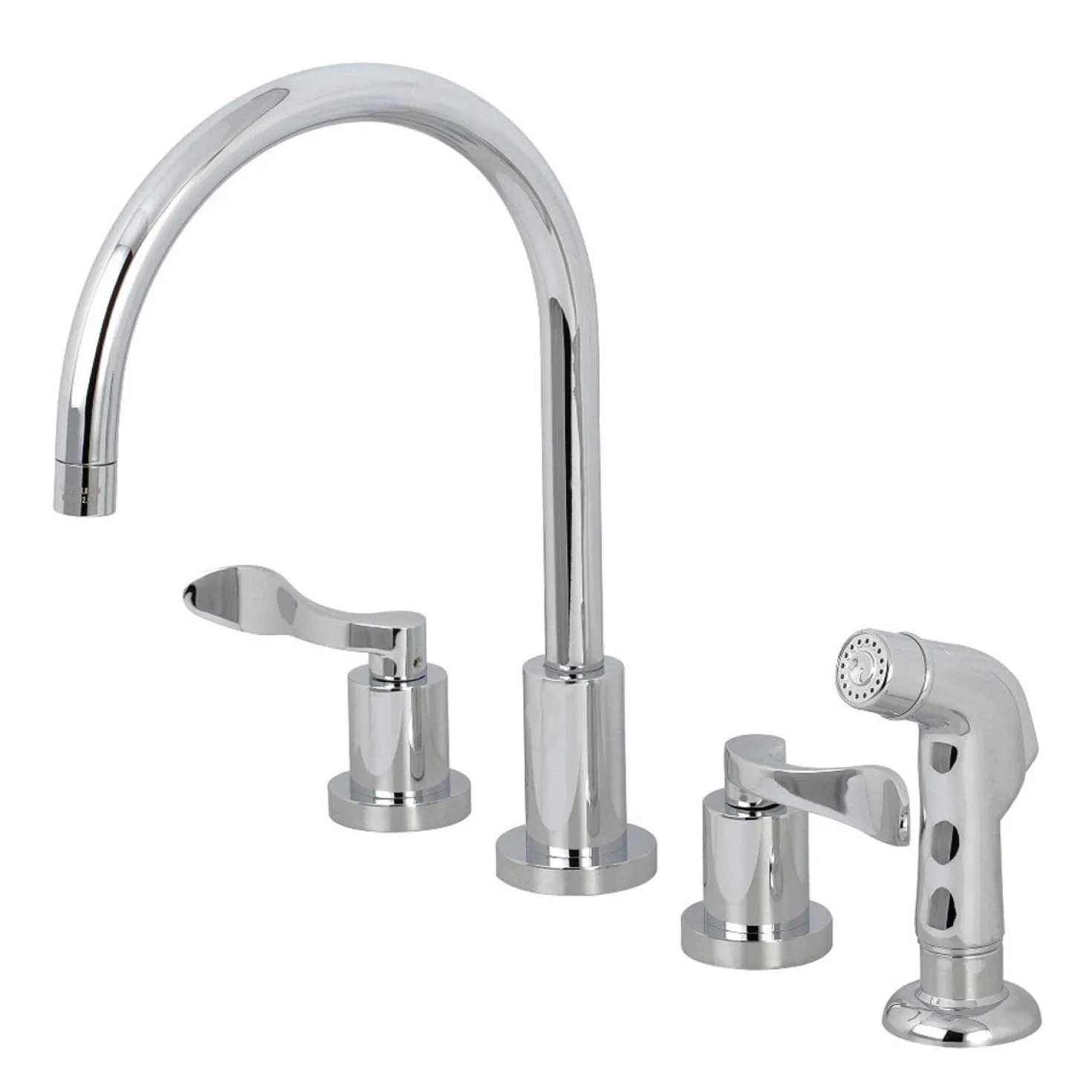 Kingston Brass 8-Inch to 16-Inch Widespread Kitchen Faucet
