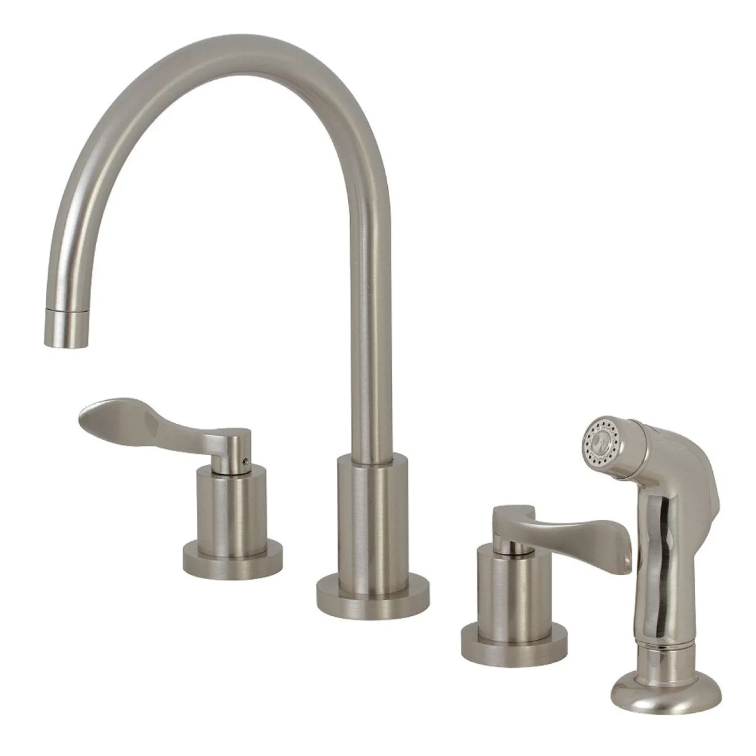 Kingston Brass 8-Inch to 16-Inch Widespread Kitchen Faucet