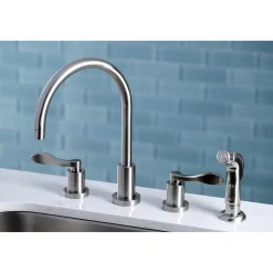 Kingston Brass 8-Inch to 16-Inch Widespread Kitchen Faucet