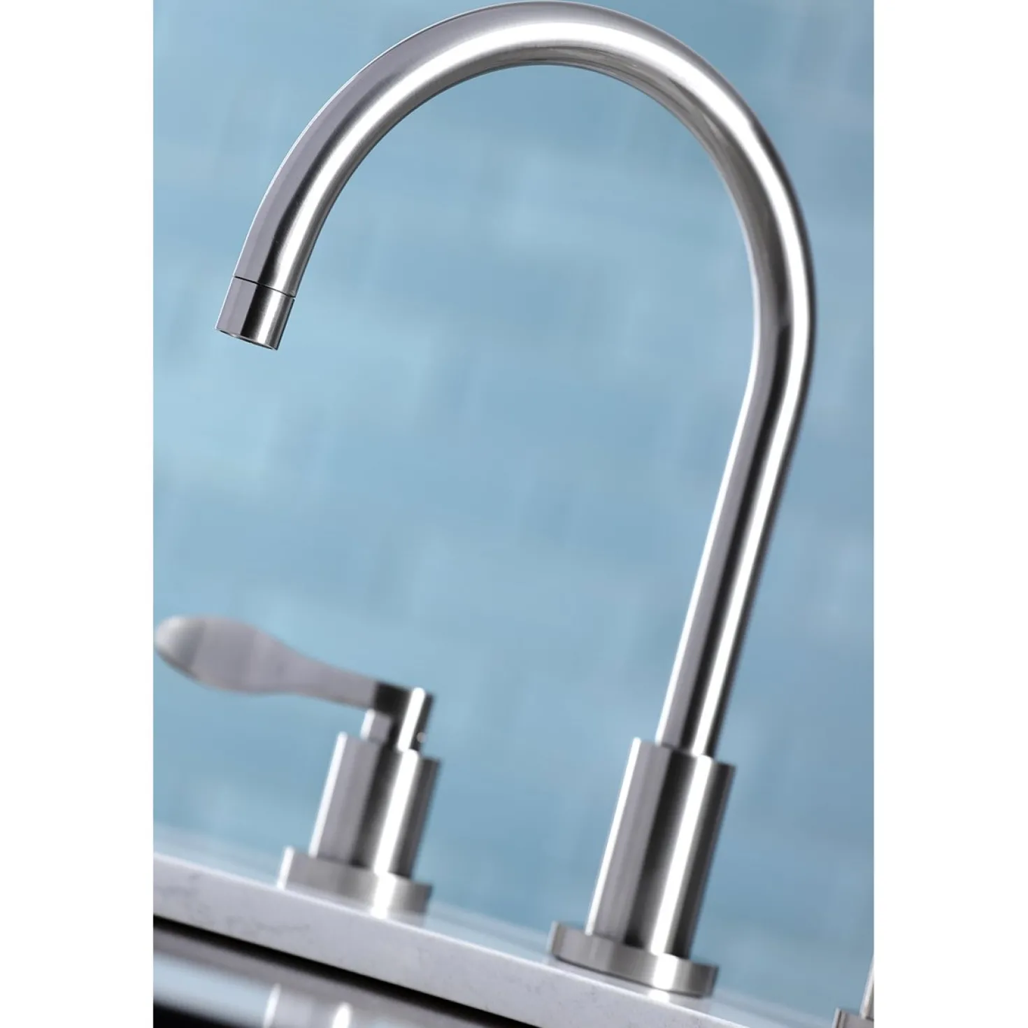 Kingston Brass 8-Inch to 16-Inch Widespread Kitchen Faucet