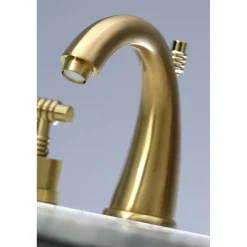Kingston Brass 8-Inch Widespread Bathroom Faucet with Brass Pop-Up