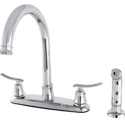 Kingston Brass Jamestown 8-Inch Centerset Kitchen Faucet
