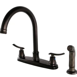 Kingston Brass Jamestown 8-Inch Centerset Kitchen Faucet