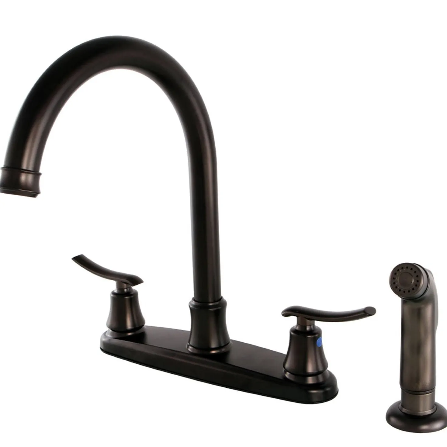 Kingston Brass Jamestown 8-Inch Centerset Kitchen Faucet