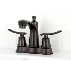 Kingston Brass Jamestown 4-Inch Centerset Lavatory Faucet