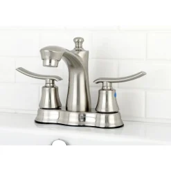 Kingston Brass Jamestown 4-Inch Centerset Lavatory Faucet