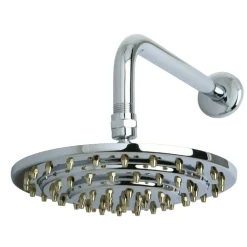 Kingston Brass K208A4CK Three-Tier Showerhead with Shower Arm in Polished Chrome/Polished Brass