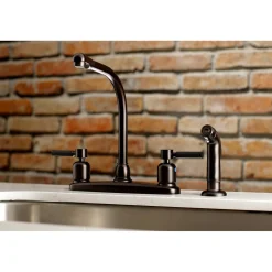 Kingston Brass Kaiser Centerset Kitchen Faucet