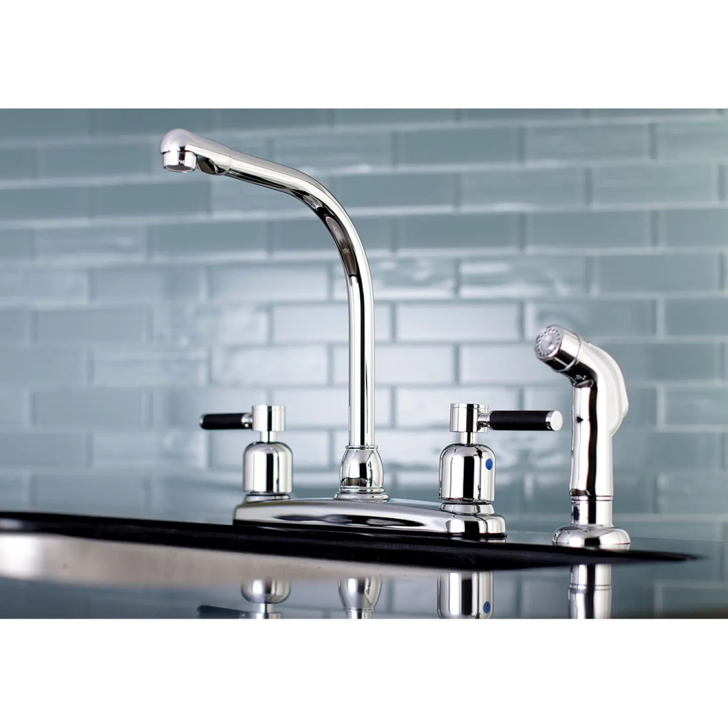 Kingston Brass Kaiser Centerset Kitchen Faucet