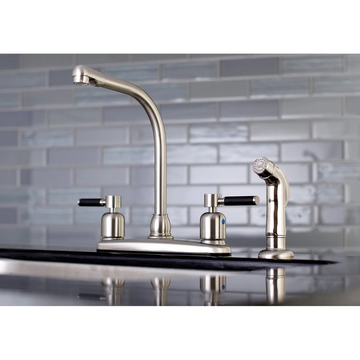 Kingston Brass Kaiser Centerset Kitchen Faucet
