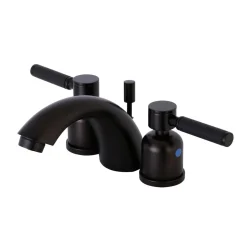 Kingston Brass Kaiser Deck Mount Mini-Widespread Bathroom Faucet
