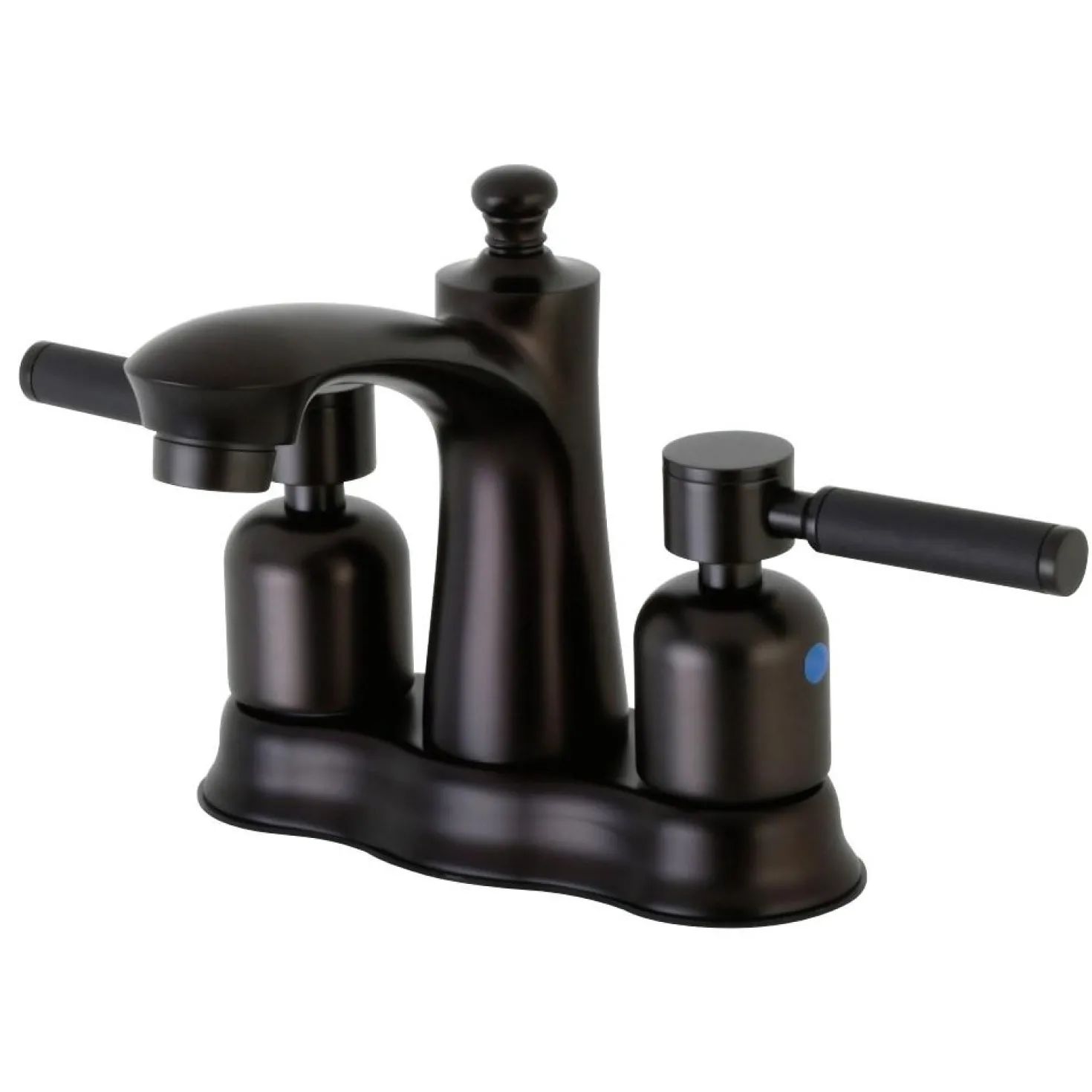 Kingston Brass Kaiser Deck Mount 4" Centerset Bathroom Faucet