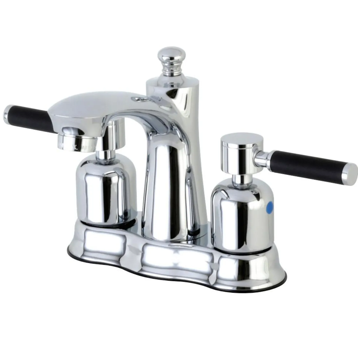 Kingston Brass Kaiser Deck Mount 4" Centerset Bathroom Faucet