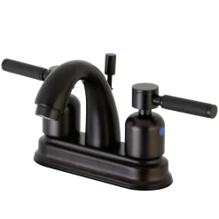 Kingston Brass Kaiser Deck Mount 4-Inch Centerset Bathroom Faucet