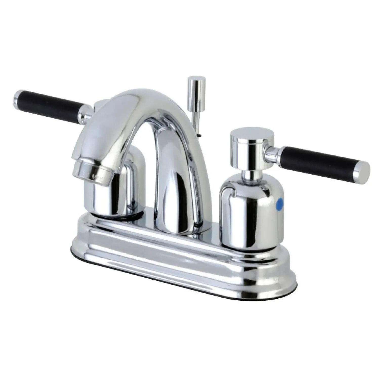Kingston Brass Kaiser Deck Mount 4-Inch Centerset Bathroom Faucet