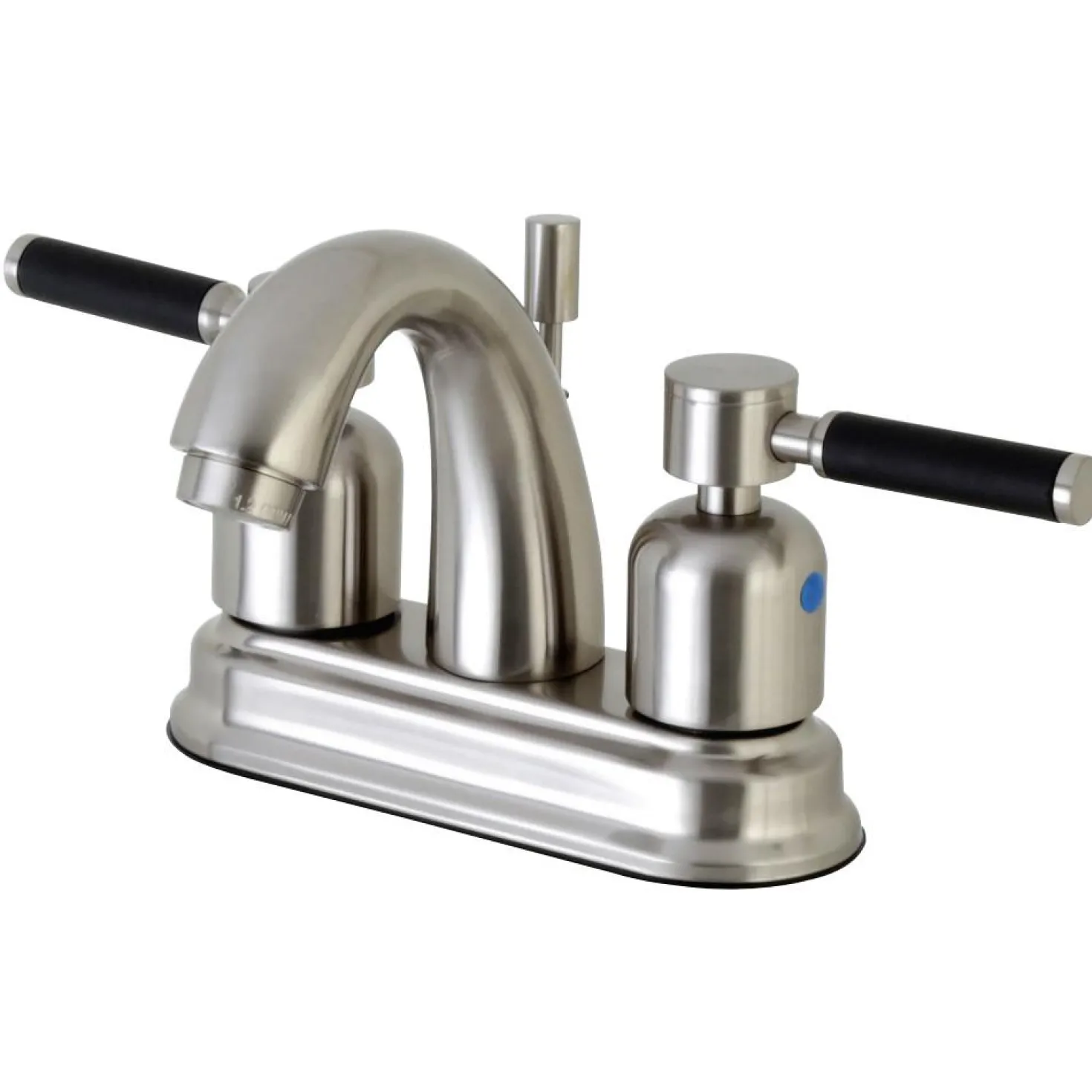 Kingston Brass Kaiser Deck Mount 4-Inch Centerset Bathroom Faucet