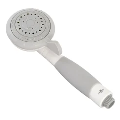 Kingston Brass Kaiser 4-Function Hand Shower in White and Grey