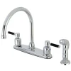 Kingston Brass Kaiser 4-Hole Centerset Kitchen Faucet