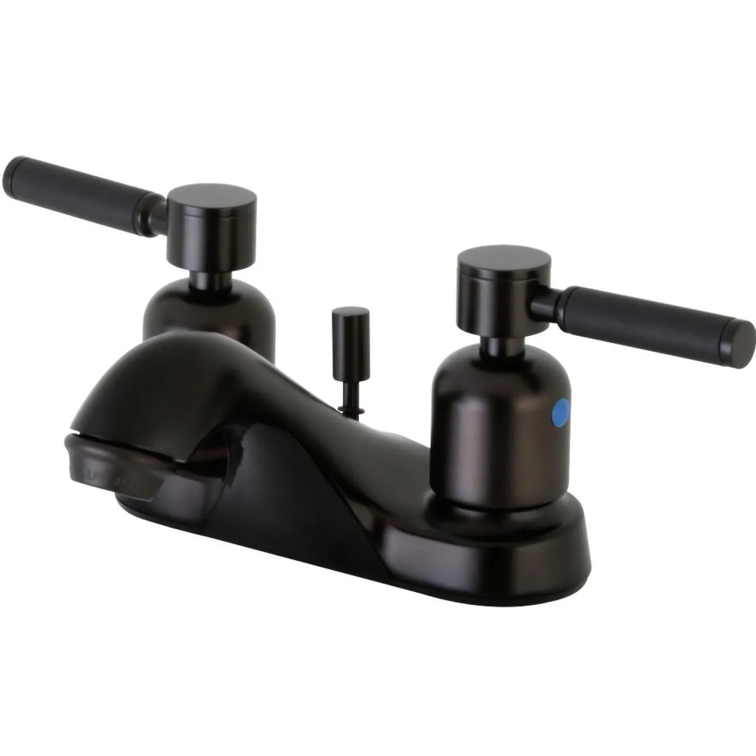 Kingston Brass Kaiser 4-Inch Centerset Deck Mount Bathroom Faucet