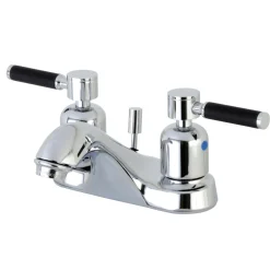 Kingston Brass Kaiser 4-Inch Centerset Deck Mount Bathroom Faucet