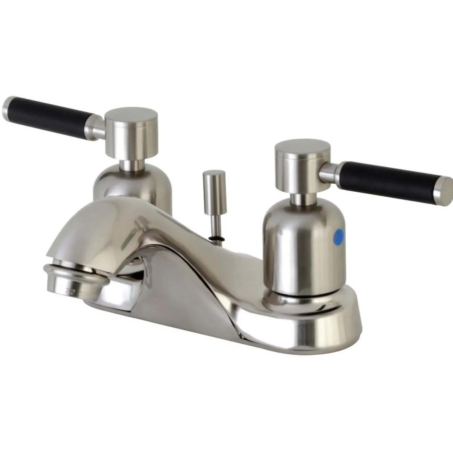 Kingston Brass Kaiser 4-Inch Centerset Deck Mount Bathroom Faucet