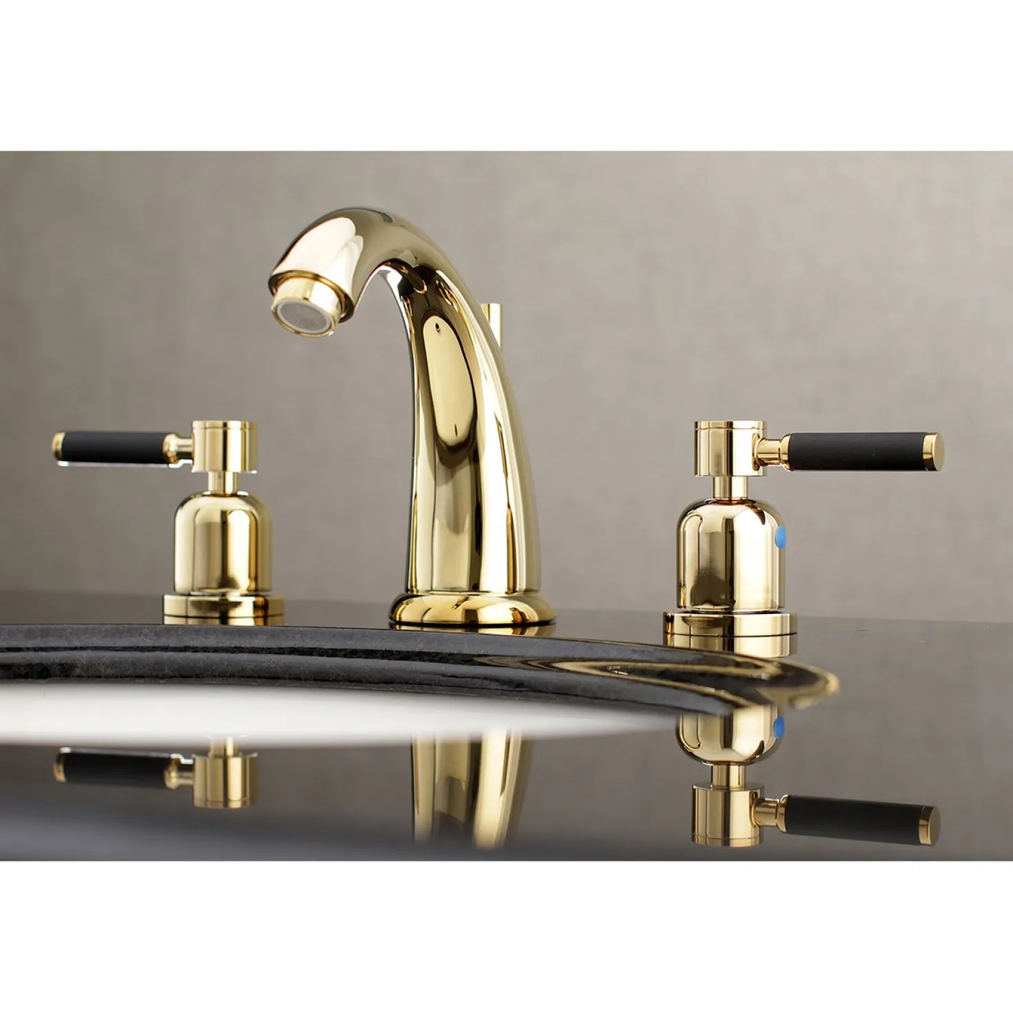 Kingston Brass Kaiser 8-Inch Widespread 3-Hole Bathroom Faucet