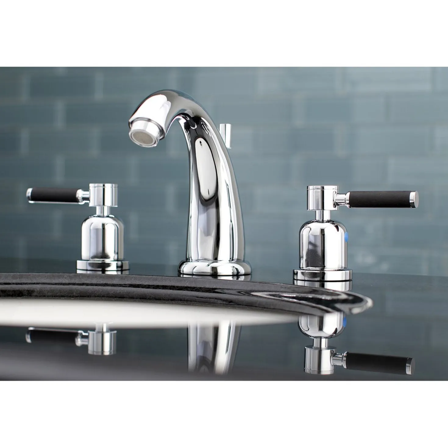 Kingston Brass Kaiser 8-Inch Widespread 3-Hole Bathroom Faucet