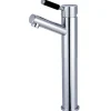 Kingston Brass Kaiser Single Handle Vessel Sink Faucet with Black Silicone Handle
