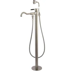 Kingston Brass Kaiser Single Handle Single Hole Freestanding Tub Faucet with Hand Shower