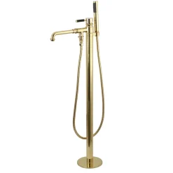 Kingston Brass Kaiser Single Handle Freestanding Tub Faucet with Hand Shower
