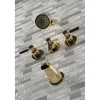 Kingston Brass Kaiser Three-Handle Tub and Shower Faucet